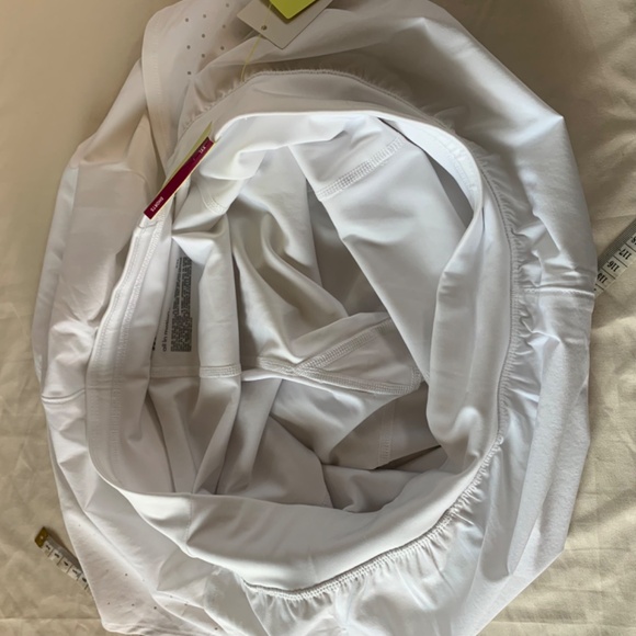 All in Motion True White Double Layer Stretch Active Run Shorts XXL NWT - Picture 6 of 10